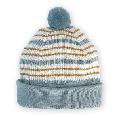 Merino Beanie - Evig - Mixed Blue
