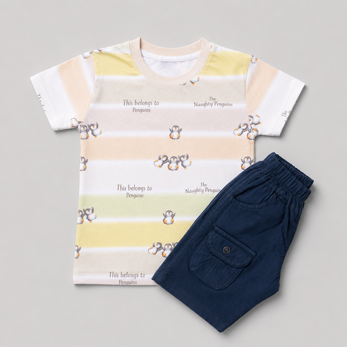 Naughty Penguin Boys Summer Set