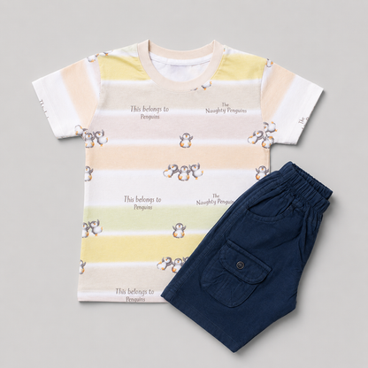 Naughty Penguin Boys Summer Set