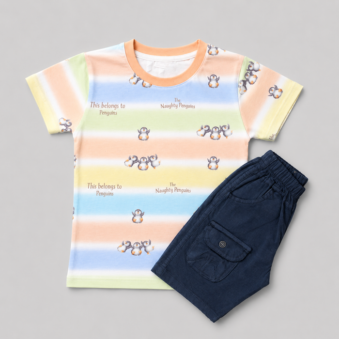 Naughty Penguin Boys Summer Set