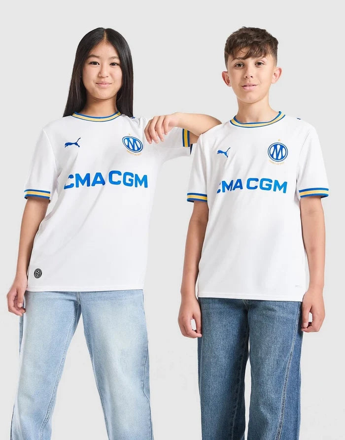 OLYMPIQUE MARSEILLE 2026/27 HOME SHIRT JUNIOR