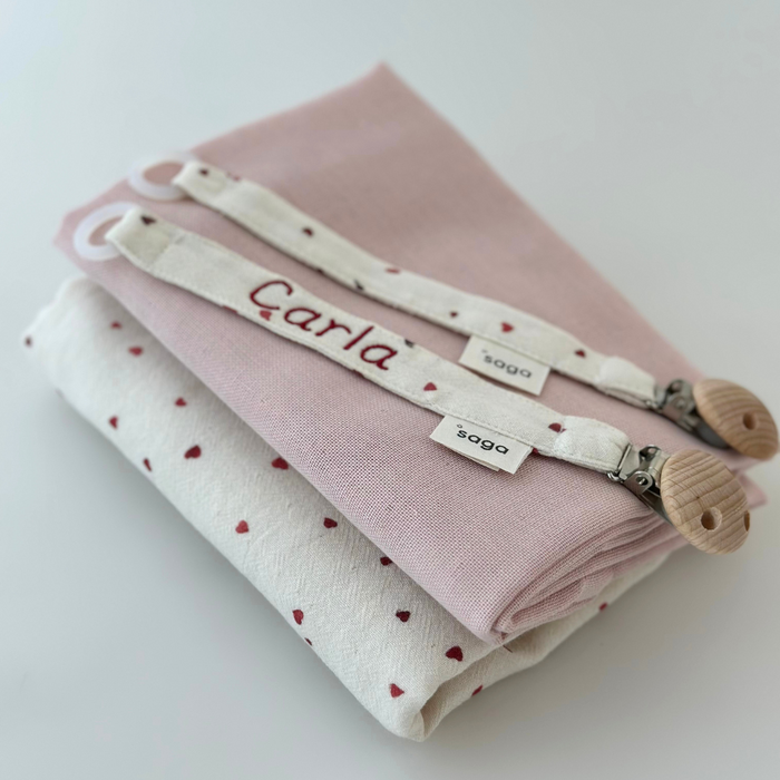 Pacifier Clip - Pala - Heart
