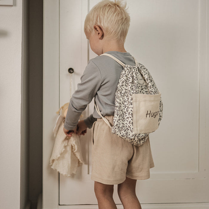Personalized Gym Bag - Siv - 100% Organic Cotton