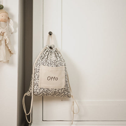 Personalized Gym Bag - Siv - 100% Organic Cotton