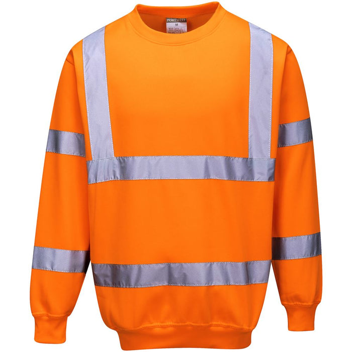 Portwest B303 Orange Hi Vis Sweatshirt