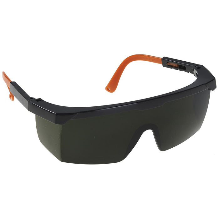Portwest PW68 Welding Safety Glasses - Green Shade 5 Lens