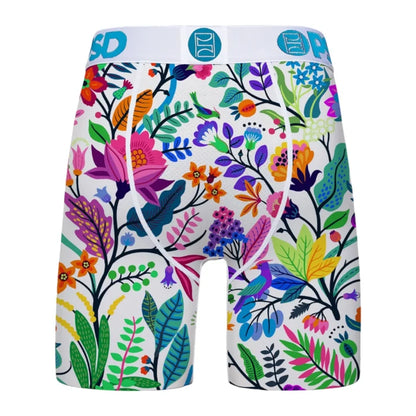 PSD 'WF Mystical' boxers, colorful underwear accessory with mystical patterns, designed for comfort and style.