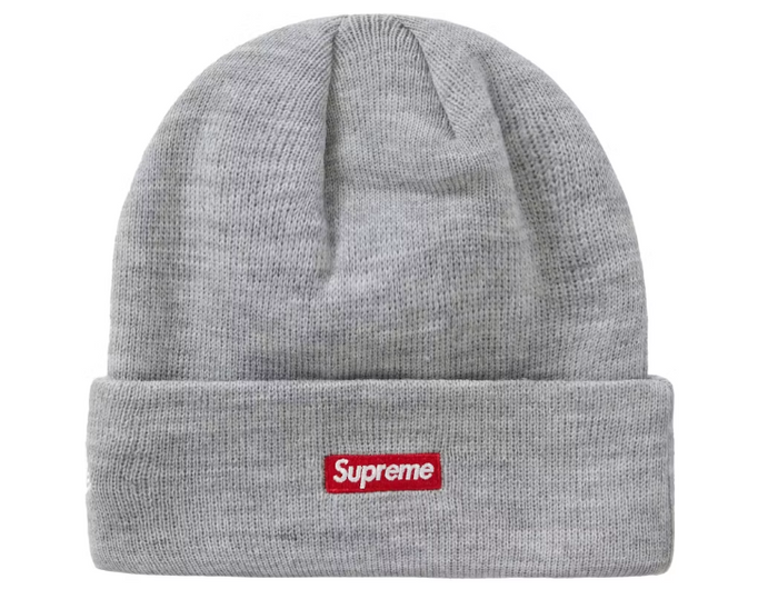 Supreme New Era S Logo Beanie (FW22) Heather Grey