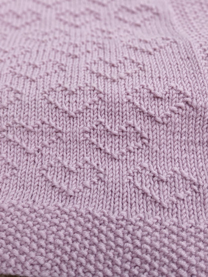 Tiny Heart Blanket
