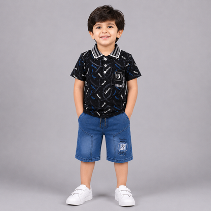 Trendy Boys Polo Summer Co-Ord Set