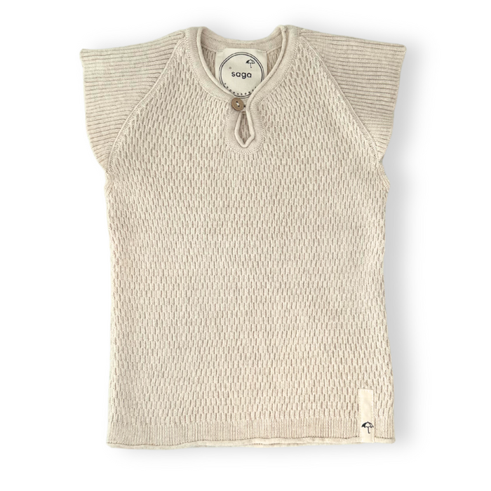 Vest - Kastanje - Ivory