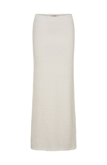 Dancing At Night Knit Maxi Skirt Snow