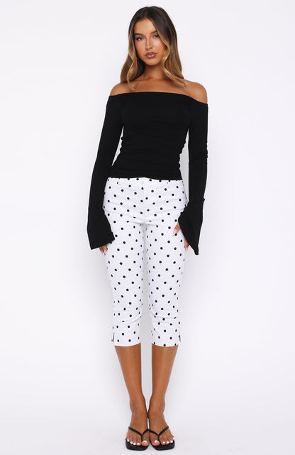 Perfect Night Long Sleeve Top Black