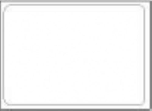 white temporary traffic sign  - add your own text